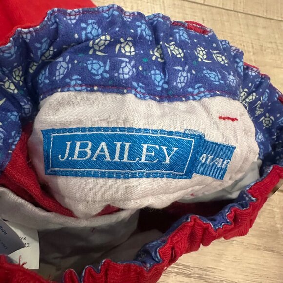 JBAILEY Childrens Corduroy Pants 4T Elastic Waistband & Button Closure - Picture 7 of 11